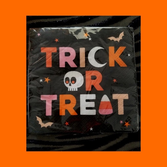 🎃Halloween 3-piece Party Table Set: Napkins, Plates & Cutlery NEW - Picture 10 of 12